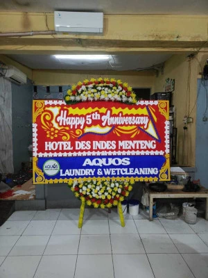 Papan Bunga di Balai Kota Pontianak